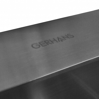 картинка Кухонная мойка Gerhans K36045B сталь 